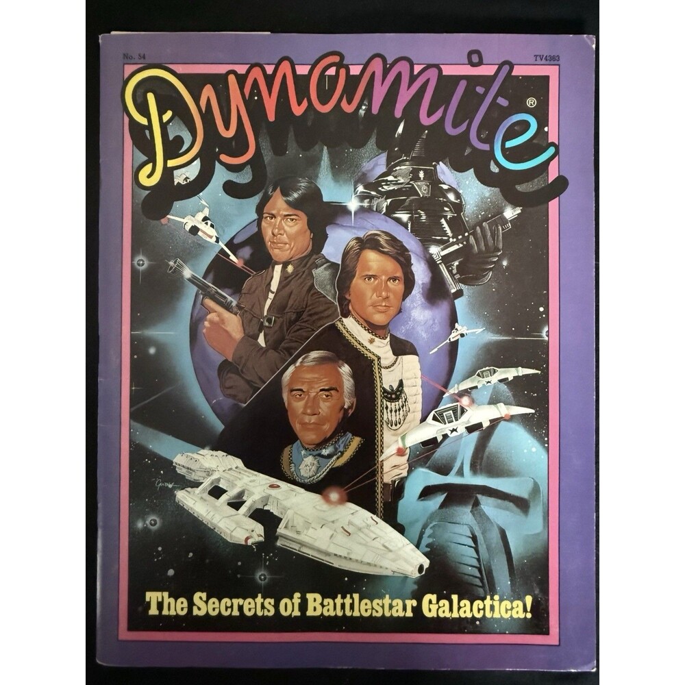Dynamite Mag #54 Battlestar Galactica (1978) Complete Great Condition